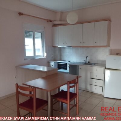 Ενοικιάζεται δυάρι διαμέρισμα, στην Άμπλιανη Λαμίας.